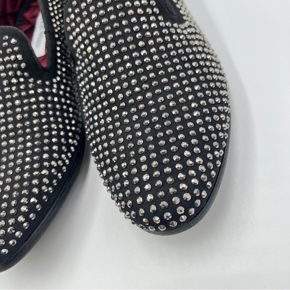 Steve Madden Men\'s CAVIARR Studded‎ Black Slip On Loafers Dress Shoes Size 9 NEW main image 8